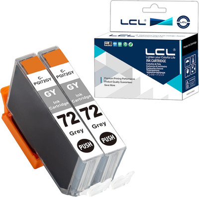 Compatible Ink Cartridge  for PGI-72GY PGI-72 Pro-10 Pro-10S (2-Pack Grey)