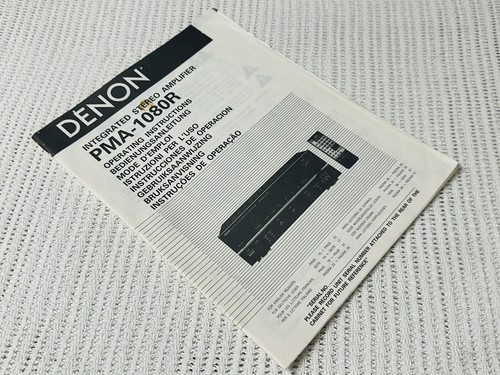 Stereo Amplifier Denon PMA-1080R - Picture 15 of 15