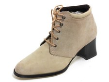 Schnürschuh Leder Schnürstiefelette Vintage Blogger Donna Christina 41,5 - 42