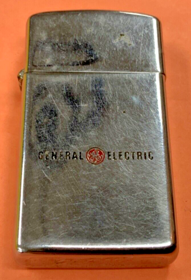 Vintage GE General Electric Zippo Lighter - AS IS - NOT Vintage GE General Electric Zippo Lighter - AS IS - NOT