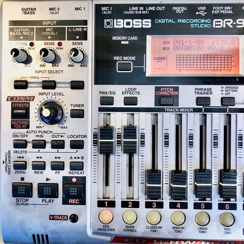BOSS MTR BR-900CD Digital Multitrack Recorder 8-Track Studio Workstation Tested - Picture 3 of 10