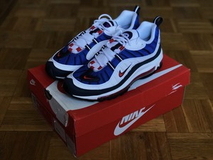 Details about Nike Air Max 98 Gundam Whiteuniversity red obsidian Size 8.5 640744 100 Details about Nike Air Max 98 Gundam Whiteuniversity red obsidian Size 8.5 640744 100