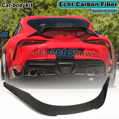 Carbon Spoiler Heckspoiler Hecklippe Duckbill Flügel für Toyota Supra MK5 A90 GR
