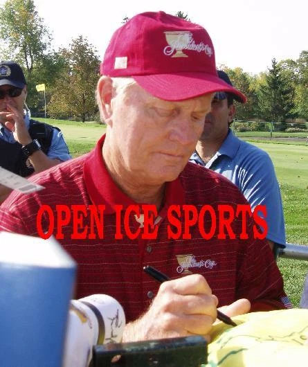 JACK NICKLAUS SIGNED YOUNG AUTOGRAPH PGA GOLF 8X10 PHOTO PROOF JSA COA #3 - Image 3 of 3