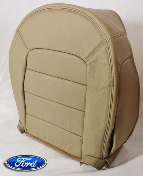 2005 Ford Explorer Limited-Driver Side Bottom Replacement Leather Seat Cover Tan - image 3 of 4