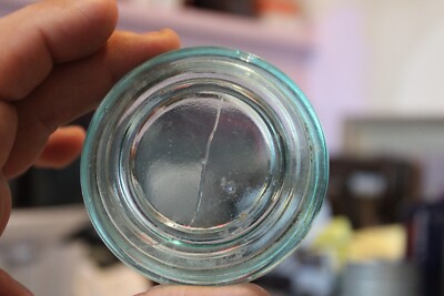 Antique, 2 7/8'', Blue, Mason Jar Insert, Item Z-257 | eBay