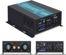 1500W Pure sine wave Power inverter 48V DC to 120V AC Power Inverter Car/Home