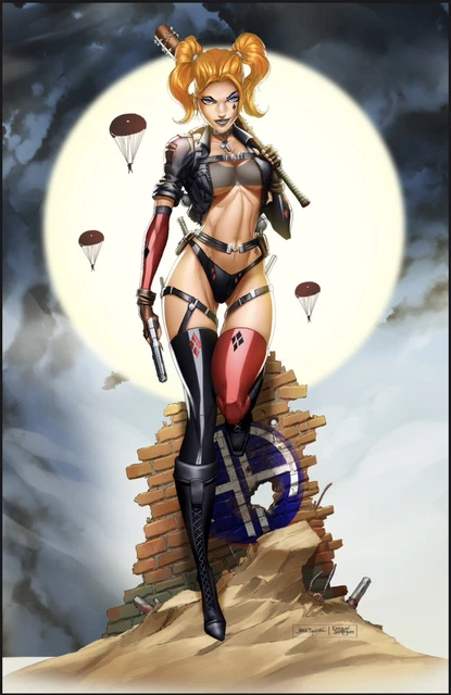 Daughters Of Eden Jamie Tyndall Harley Quinn Virgin Cover NM+ LTD 200