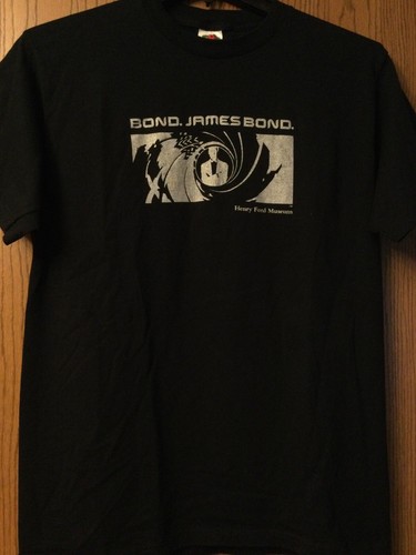 James Bond - “Bond- James Bond” - Henry Ford Museum - Black Shirt - L