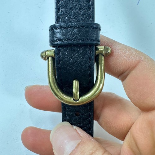 Rare Etinne Aigner 100% Genuine Leather Camera Style Black Crossbody Bag - Picture 24 of 24