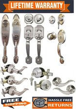 Constructor Door Lock Entry /Privacy /Passage /Dummy Lever Deadbolt Satin Nickel