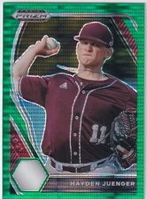 Hayden Juenger - Green Pulsar - 2021 Panini Prizm Draft Picks