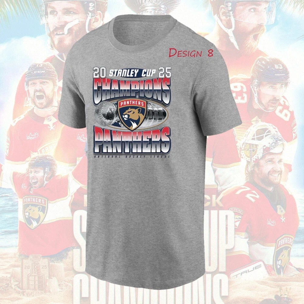 Florida Panthers 2025 Stanley Cup Champions One Side T-Shirt
