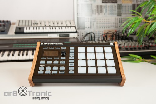 Native Instruments Maschine Mikro MK1 MK2 Echtholz Seitenteil Ständer Stand - Bild 2 von 7