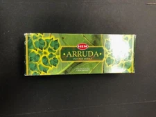 Hem  Incense ARRUDA  (6 Tube of 20 Stick) Total of 120 Count