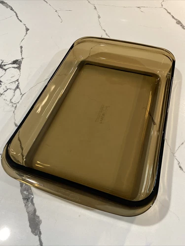 Vintage PYREX Amber Baking Dish #322-N 33x23x5cm