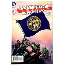 Justice League of America #1 Nebraska State Flag Variant Cover DC 2013 NM-