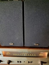 Nht Super Zero 2 Bookshelf Speakers  100w (a450) Piano Black Tested Nice Set