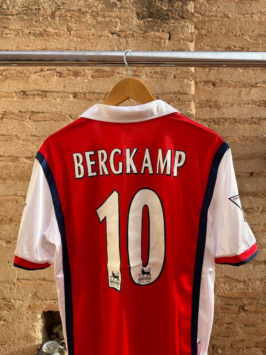 ARSENAL 1998-99 vintage shirt Berckamp vintage kit L Premier