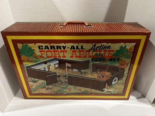 Marx Carry All Action Fort Apache Playset Accessories #4685 Vintage Please Read