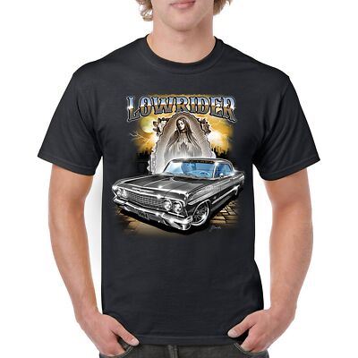 Original Lowrider T-shirt Mexican-American LA Classic Cali Latino Men's Tee