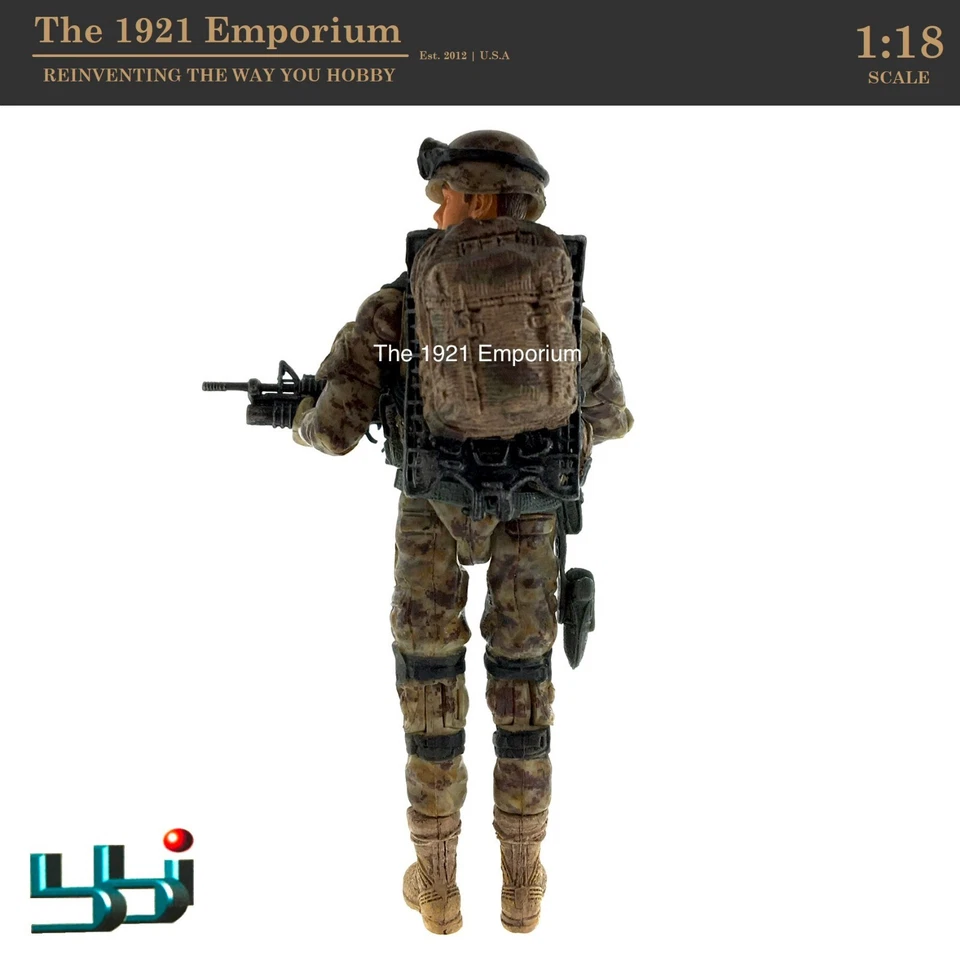 Figura 1:18 Blue Box Toys BBi Elite Force Modern US Marine Corps Desert Rifleman Foto 3 de 3