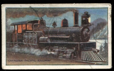 Tabakkarte, Godfrey Phillips, RAILWAY ENGINES, 1934, Canadian Locomotive, #14