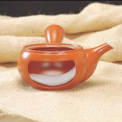 Teapot Kyusu Tokoname - AKIRA - Pink - 300 ml/cc - Stainless Mesh - Nandin - Picture 2 of 2
