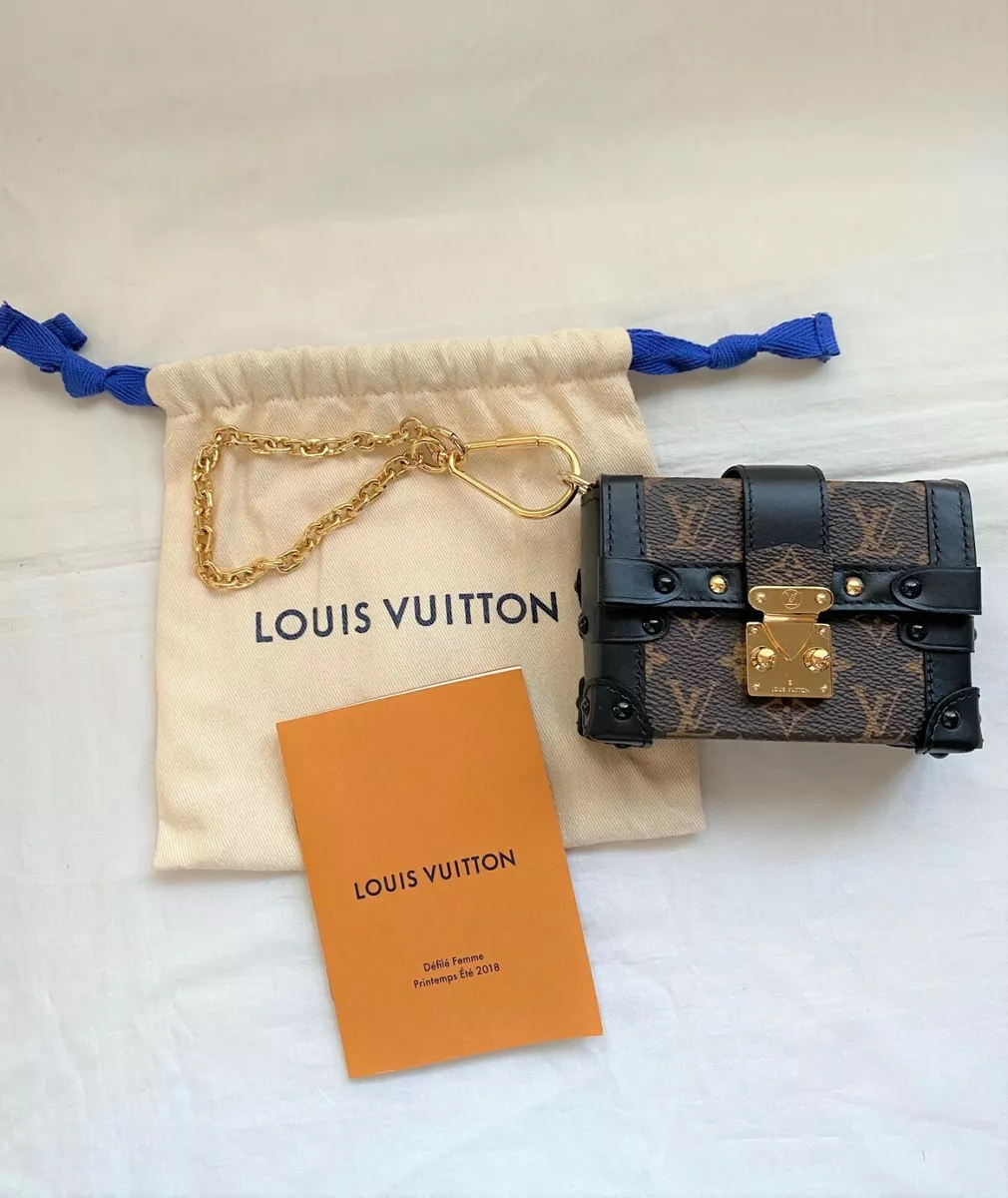 Louis Vuitton essential trunk monogram mini bag charm for petite malle  speedy