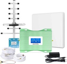 JACOOL Cell Phone Signal Booster Extender Repeater All Carriers 6,000 sqft amp