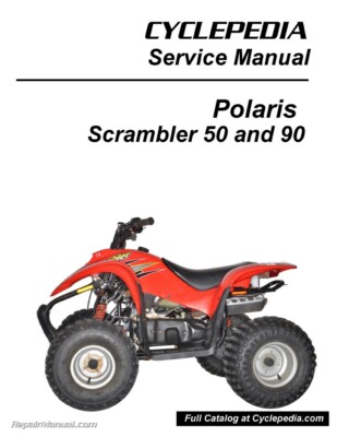 2001-2003 Polaris Scrambler 50/90 Sportsman 90 Service Repair