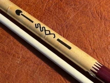 Restored Vintage Joss Purpleheart Pool Cue With Maple Shaft.