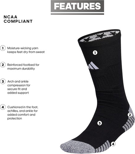 Calcetines acolchados Adidas unisex 5-Star Team 2.0 - Imagen 2 de 48