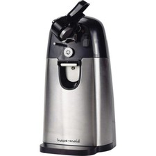 Electric Stainless Steel Can Opener With Bottle Opener And Knife Sharpener