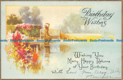 R140988 Geburtstagswünsche. Wishing You Many Happy Returns