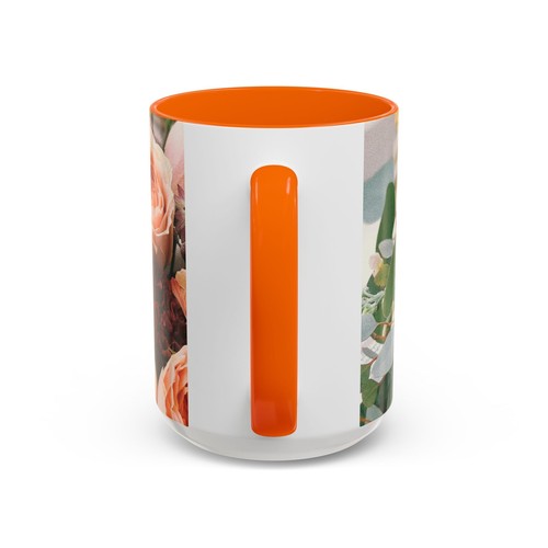 Floral Accent Coffee Mug Elegant Drinkware, Gift for Garden Lovers, Floral Decor - Imagen 21 de 65