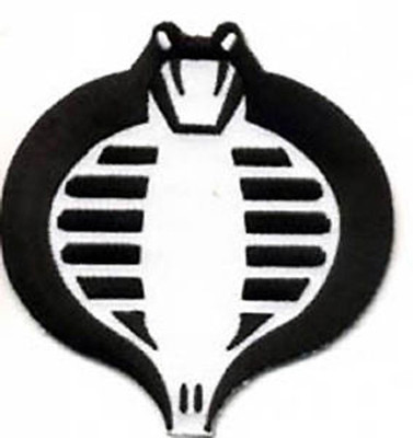 GI Joe  -  Black Cobra  - Patch - Aufnäher neu