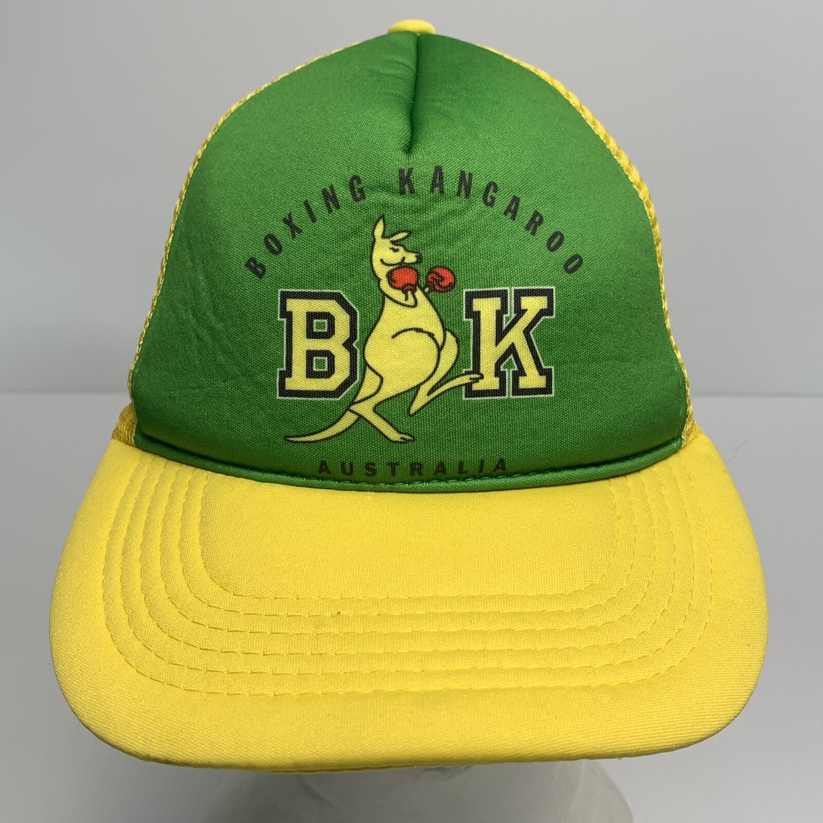 The Boxing Kangaroo Yellow & Green Australia hat. Off… Gem