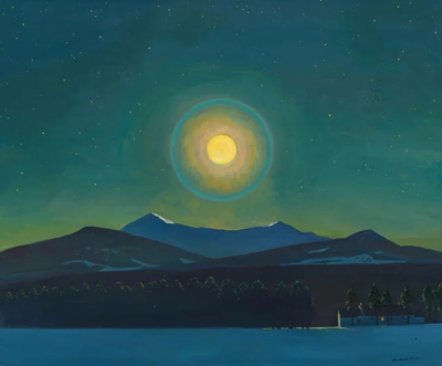 #ad Rockwell Kent : Moonlight Winter : Archival Quality Art Print 17x22 $139.95