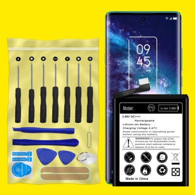 Long Lasting Thick Density Extra 4600mAh Battery Toolset for TCL 20L T774H T774B