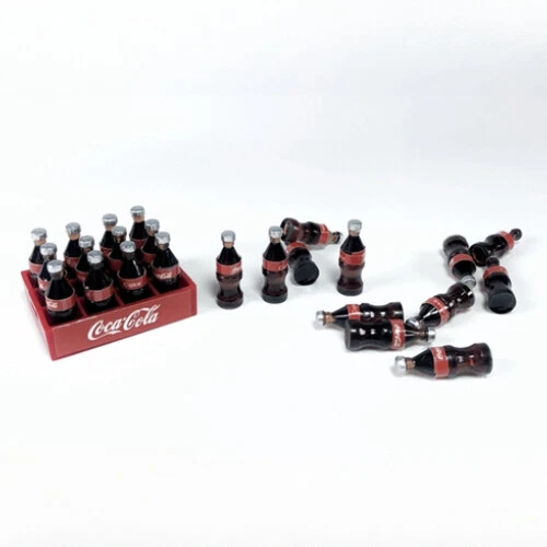 Diorama 1/18 Coke Bottle Model Set Garage Workshop Scene Prop Model Accessories - Image 2 of 4