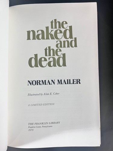 Norman Mailer The Naked and the Dead SIGNED Ltd Ed The Franklin Library 1979 - Picture 11 of 11