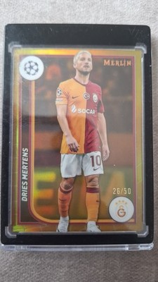 Topps Merlin Chrome Dries Mertens /50 Galatasaray