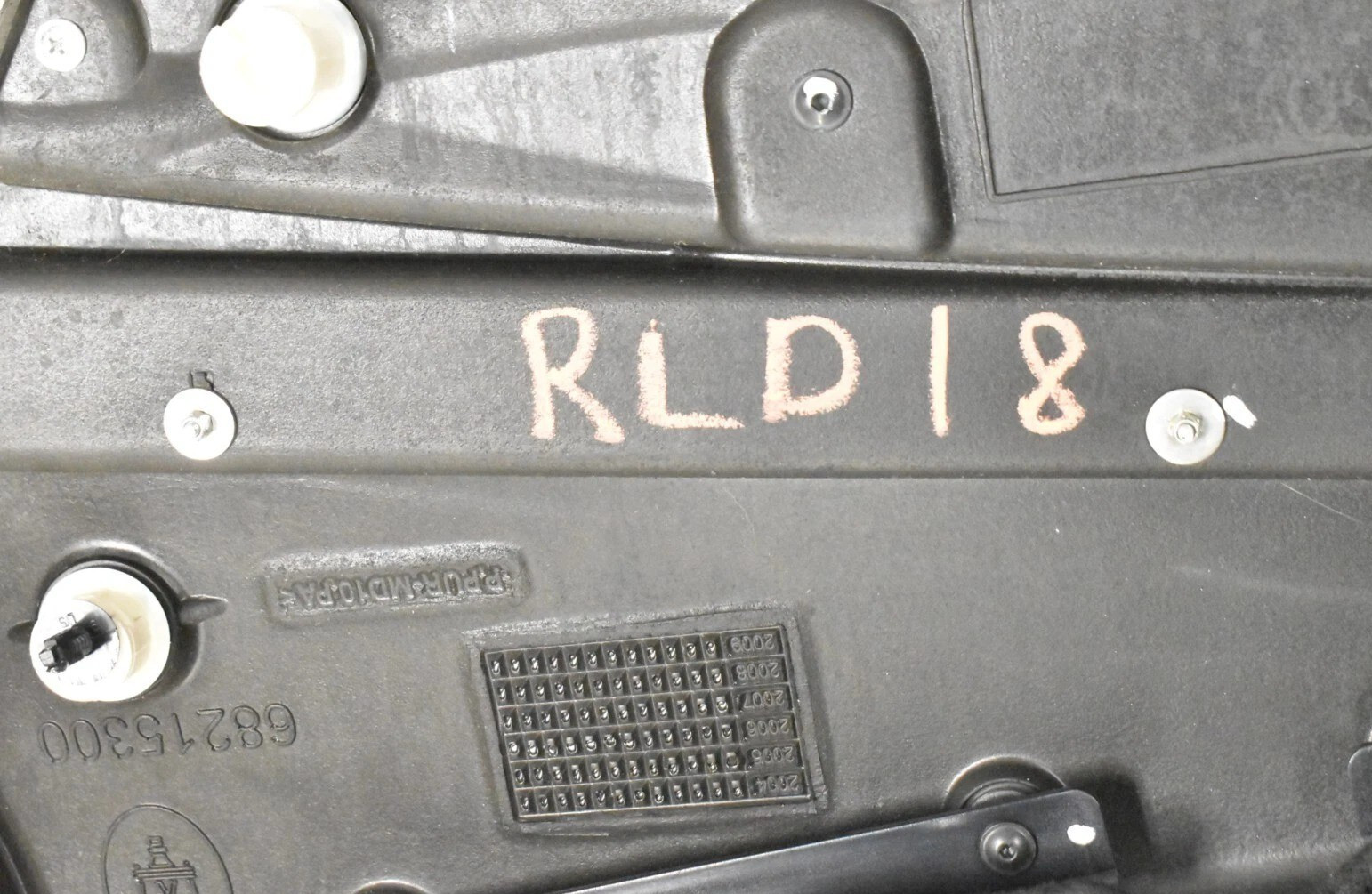 03-13 Maserati Quattroporte M139 Rear Left Driver Side Interior Door Panel Oem