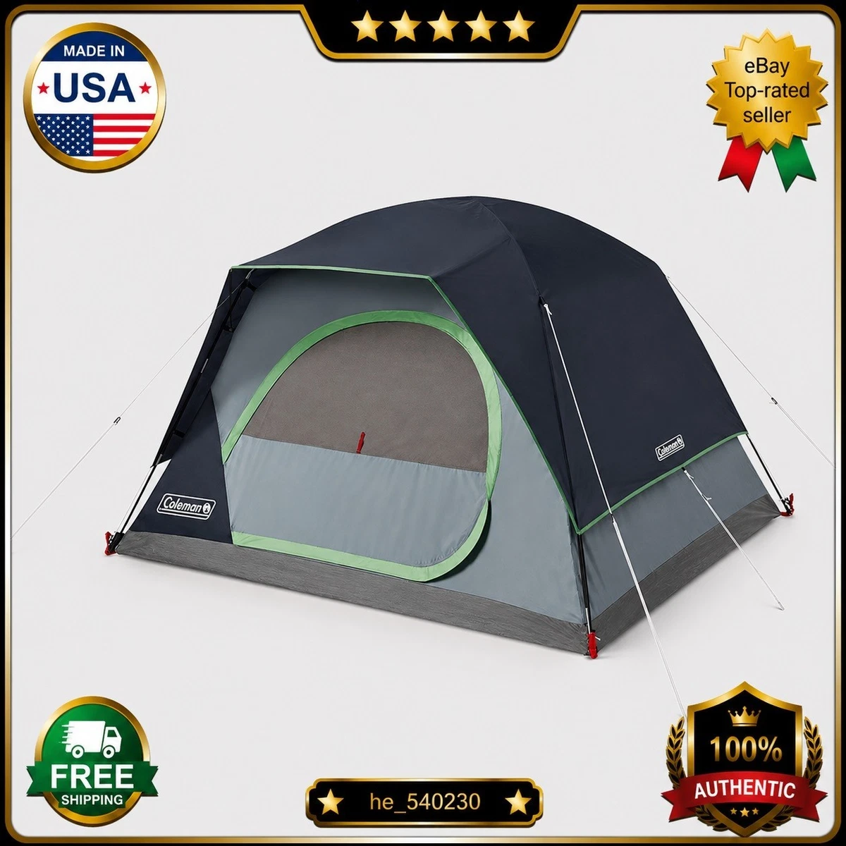 Coleman 4 Person Camping Tents for sale - eBay