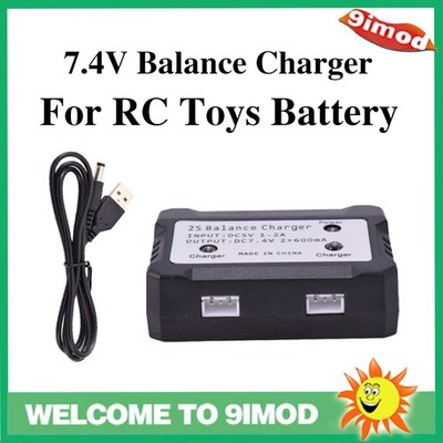 2IN1 7.4V 2S 600 mA Lipo Battery Balance Charger For Syma X8C Battery Input DC