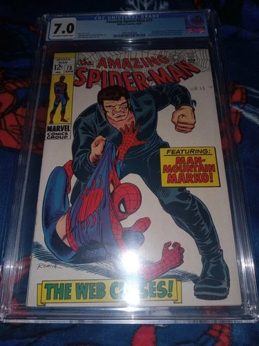 The Amazing Spider-Man #73 cgc 7.0 (Marvel June 1969) 1st Appearance Silvermane