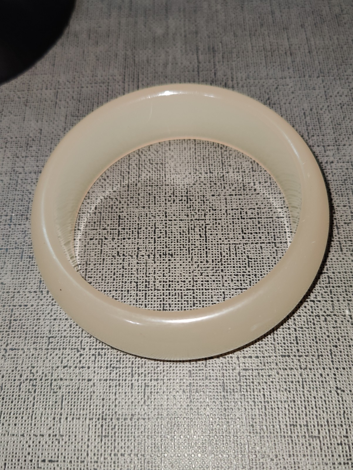 3 Plastic Bangle Bracelets Black, Marble Pattern … - image 7