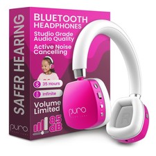 Noise Cancelling Headphones for Kids - 85 dB Volume Limit, Built in Mic, 35-H...