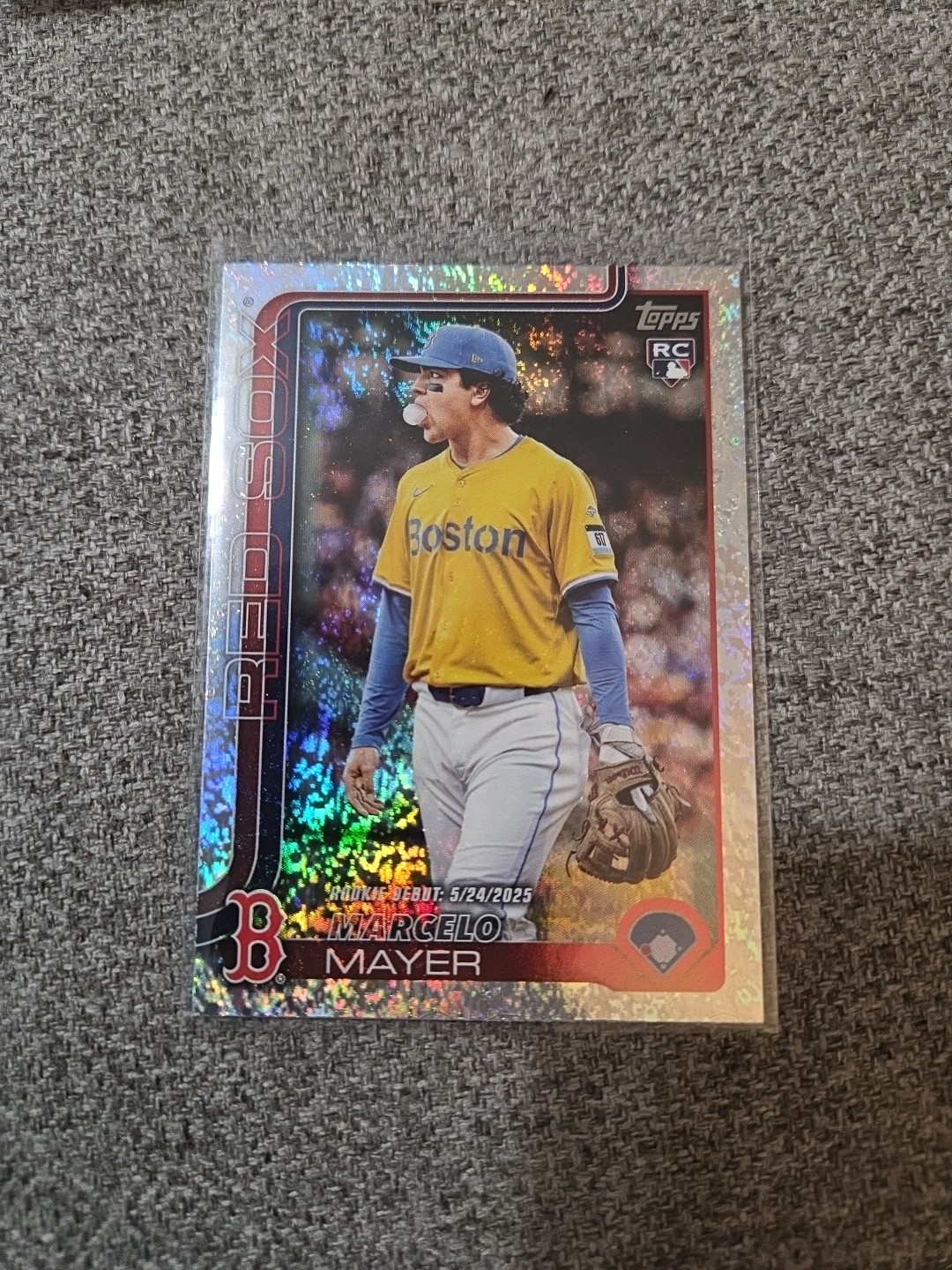 2025 Topps Update Series - Rookie Debut Marcelo Mayer #US276 Sandglitter (RC)